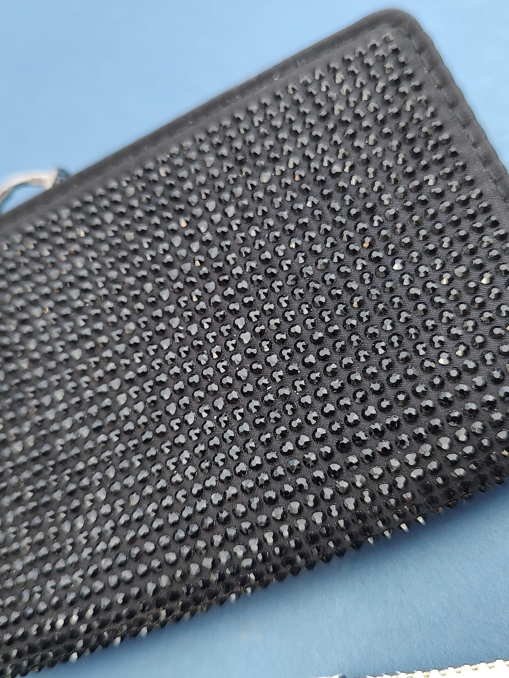 Black Studded VS Card Holder Wallet